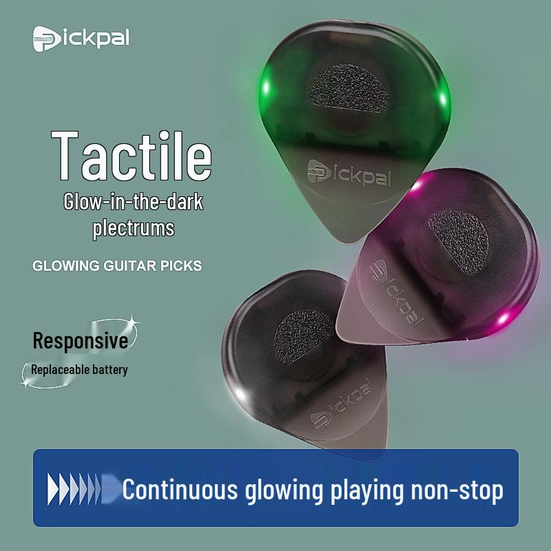 Luminous Electric Guitar Pick - Battery Powered Guitar Accessory & Gift