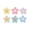 Hair Clips Decor Embroidered Headwear Accessories Knitting Material Flower Patches DIY Crafts