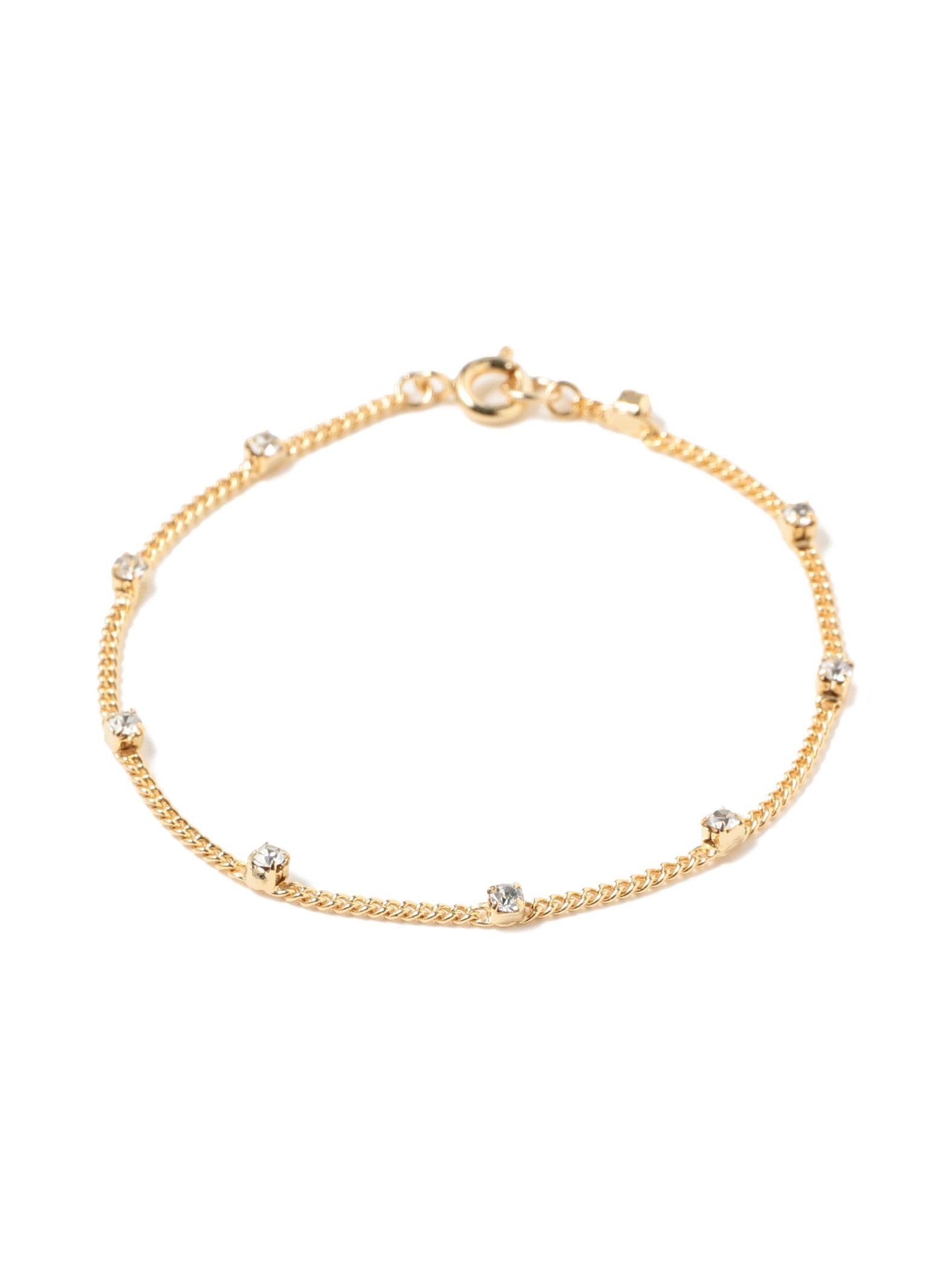 

Ray BEAMS/Accessories Beaded Chain Bracelet, Women s, Gold, One Size