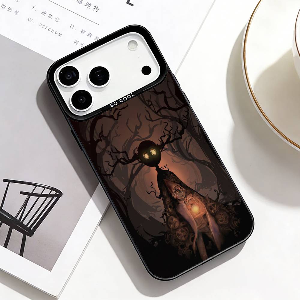 O-Over the G-Garden W-Wall Dark Fairy Tale Phone Case For iPhone17,16,15,14,13,12,Pro Max Black Colorful Phone case