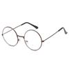 Korean Retro Round Frame Glasses: Japanese Metal Literary Style, Non-Prescription, Timeless Fashion