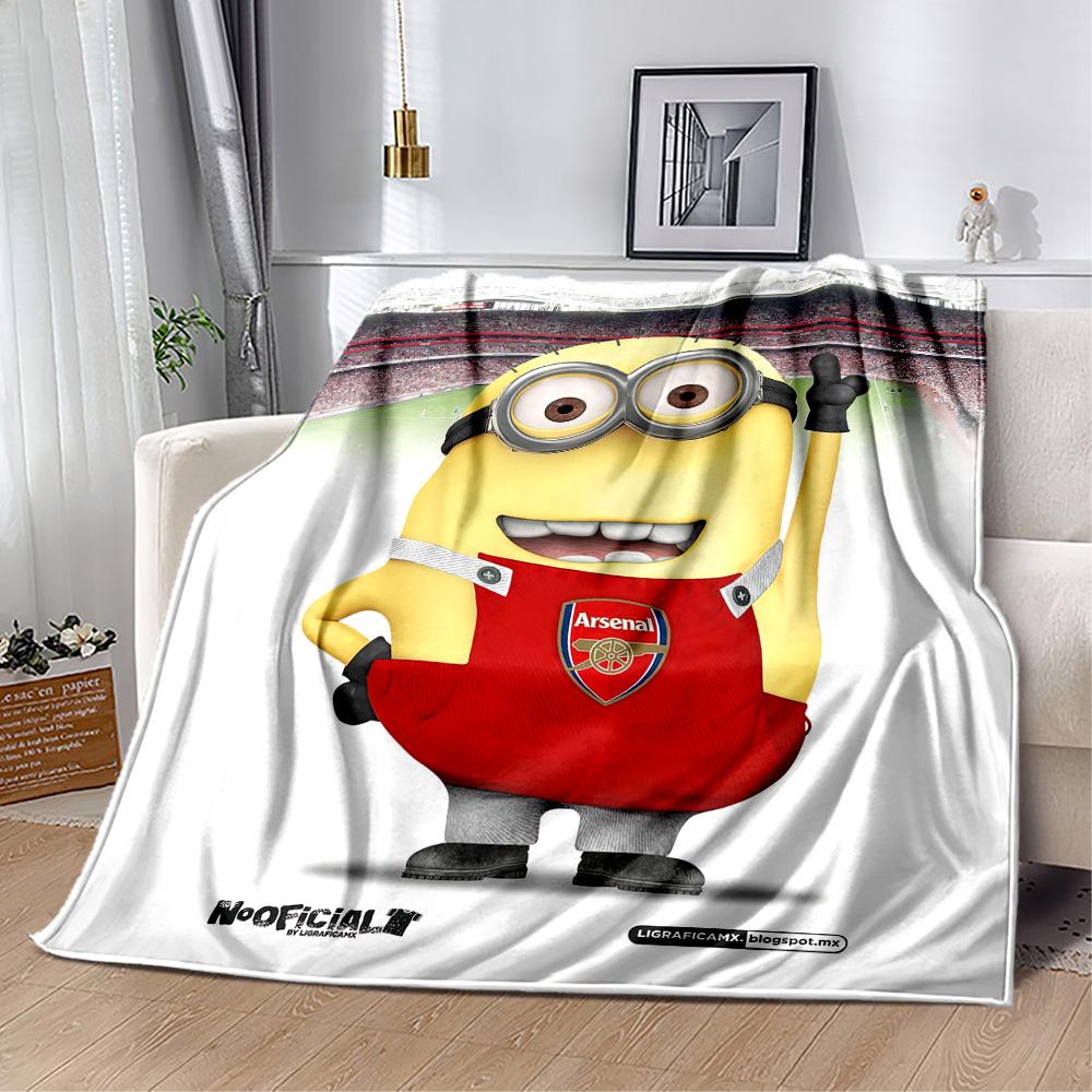 Arsenal Blanket Soft Warm Cozy Perfect for Seaside Bedding Office Chair All-Season Use Playful Design Birthday Christmas Gift Blanket