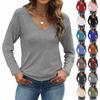 Women's Long-sleeved Tops With Loose Waist And Casual -shirt