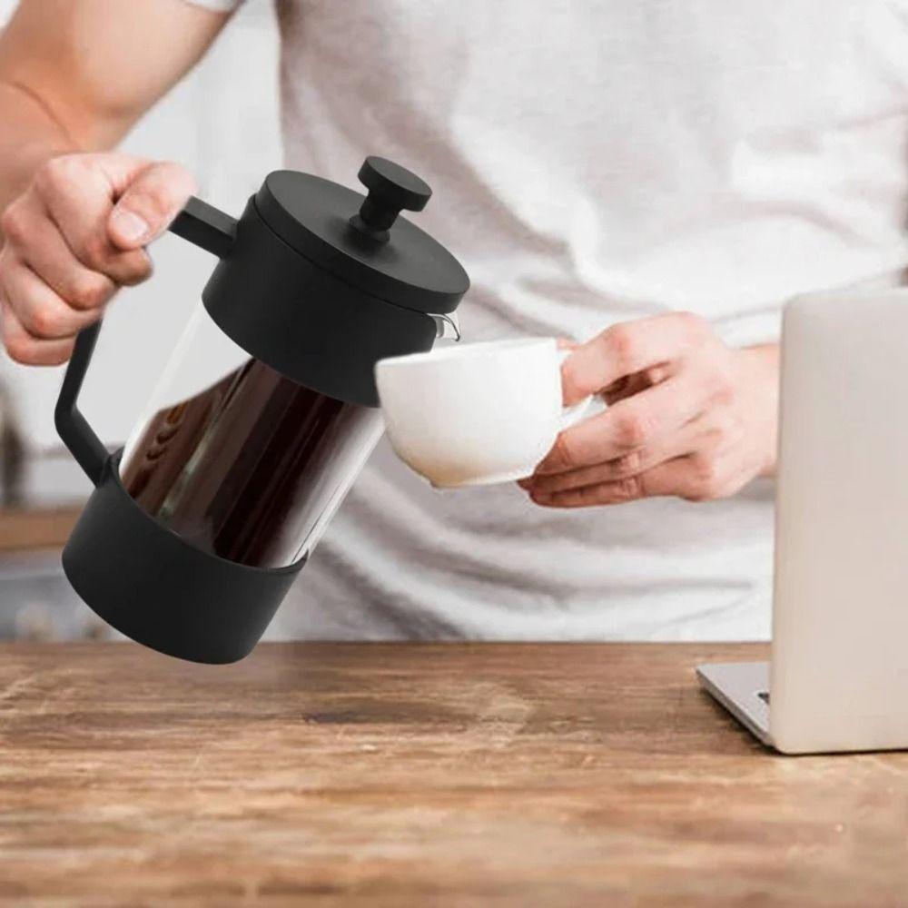 Heat Resistant French Press Coffee Maker Rust-Free Cold Coffee Brewer Hand Punch Pot  Home Brewing