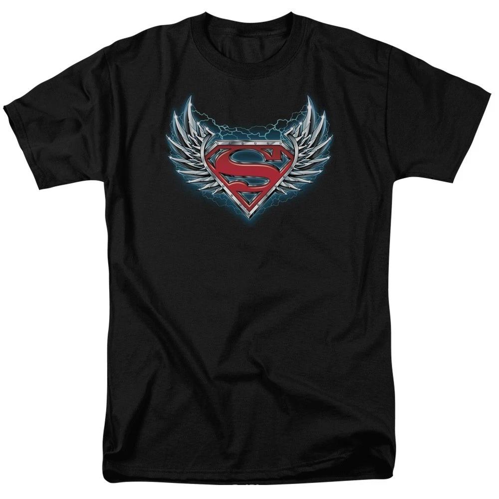 SUPERMAN STEEL WINGS SHIELD Licensed Adult Men s Graphic Tee Shirt SM-6XL 3XL