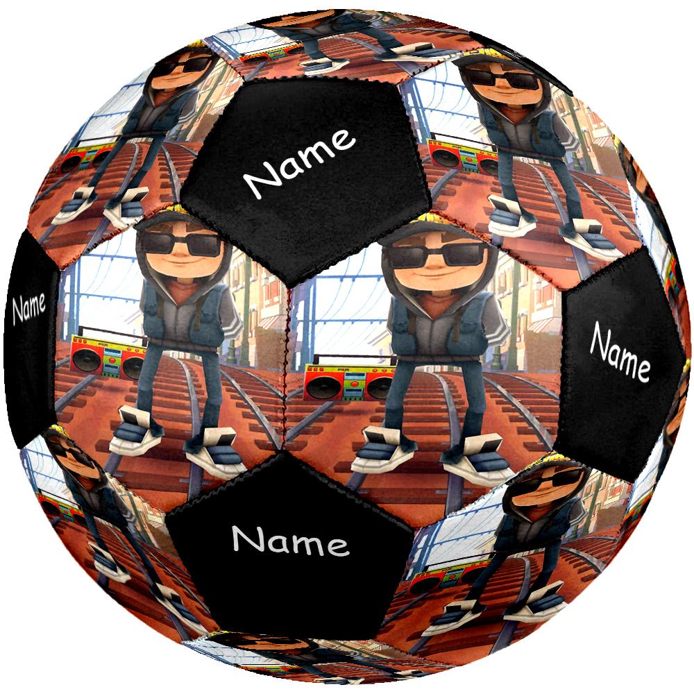 Custom Name Subway Surfers Theme Size 5 Soccer Ball, Suitable for Both Indoor and Outdoor Matches, a Gift Suitable for Everyone.