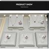 2Pcs  Golden Silvery Black Number Letter Adjustable Mini Cube Price Tag Display Stand Tag Label Sets Of Number Labels