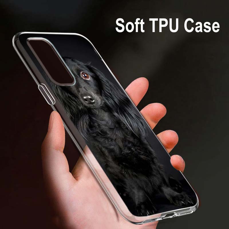 Dachshund Doberman Dog para OPPO Reno7 SE 6 5 ZF 4G 5G Find X2 X3 Neo Lite Pro Plus Capa de telefone transparente macia Coque