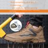 Arbeitsschuhe Herren Bruchfest und Durchstichfest, Weichsohlige Schweißerschuhe Stahlkappe Säure- und Laugenbeständigkeit