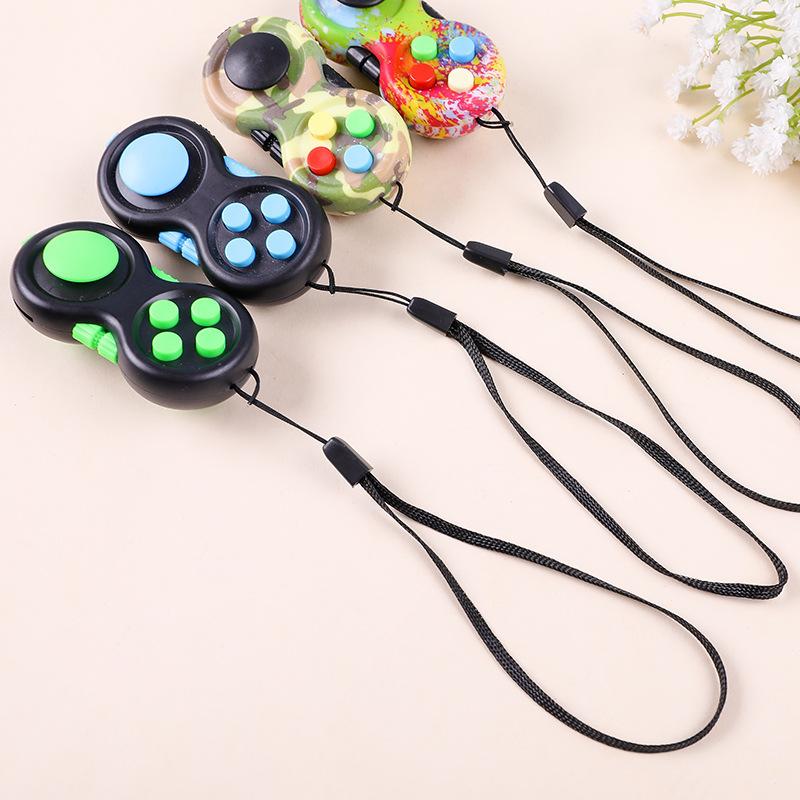 Fidget Pad Controller Toy Relief Stress Hand Game Pad Fidget Cube Sensory Toy For Kids Adults