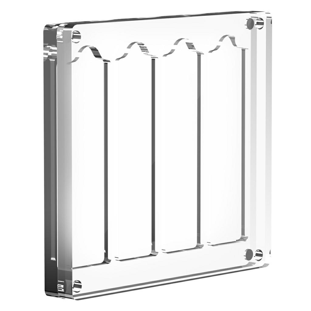 

AJCX04M2 Прозрачный магнитный корпус для M.2 SSD SATA 2280 мм, 4 слота, акриловый бокс A