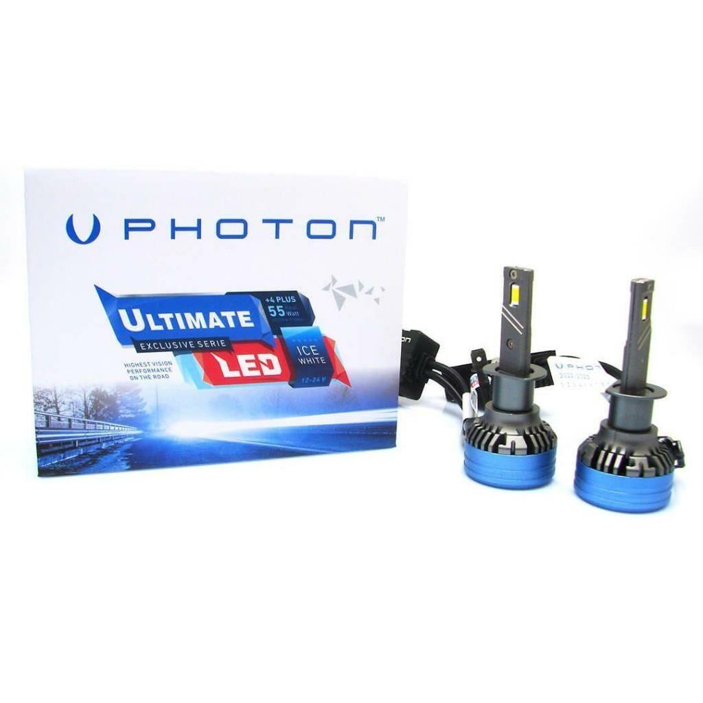 

Светодиодная фара Photon Ultimate H1 9500 люмен 5 Plus белый