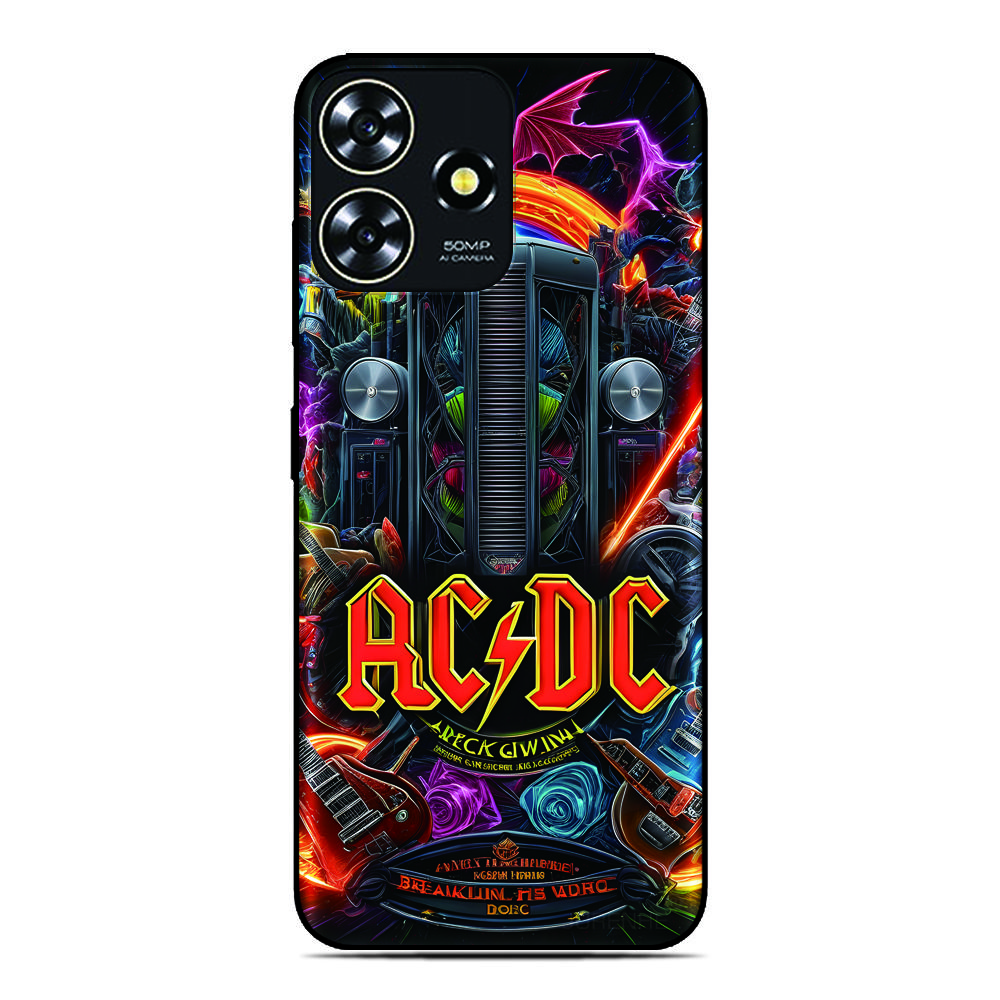 Music AC-DC Phone Case For ZTE Blade V80 V60 V50 Design 4G V30 V40 Vita Axon 60 50 40 Lite 30 Pro 11 V41 Smart A3 A5 Cover