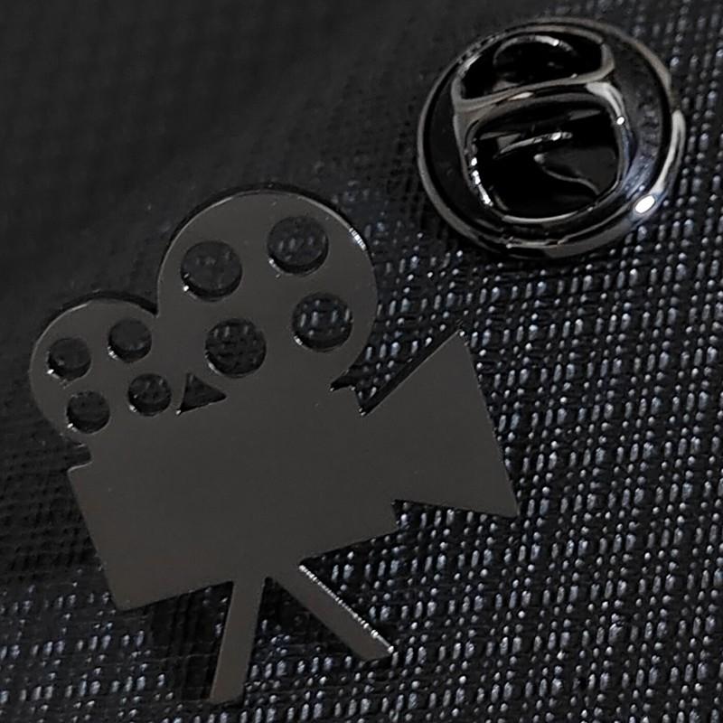 Vintage Camera Brooch Cufflinks Hip-hop Style Personalized Creative Photography Enthusiasts Clothing 14k