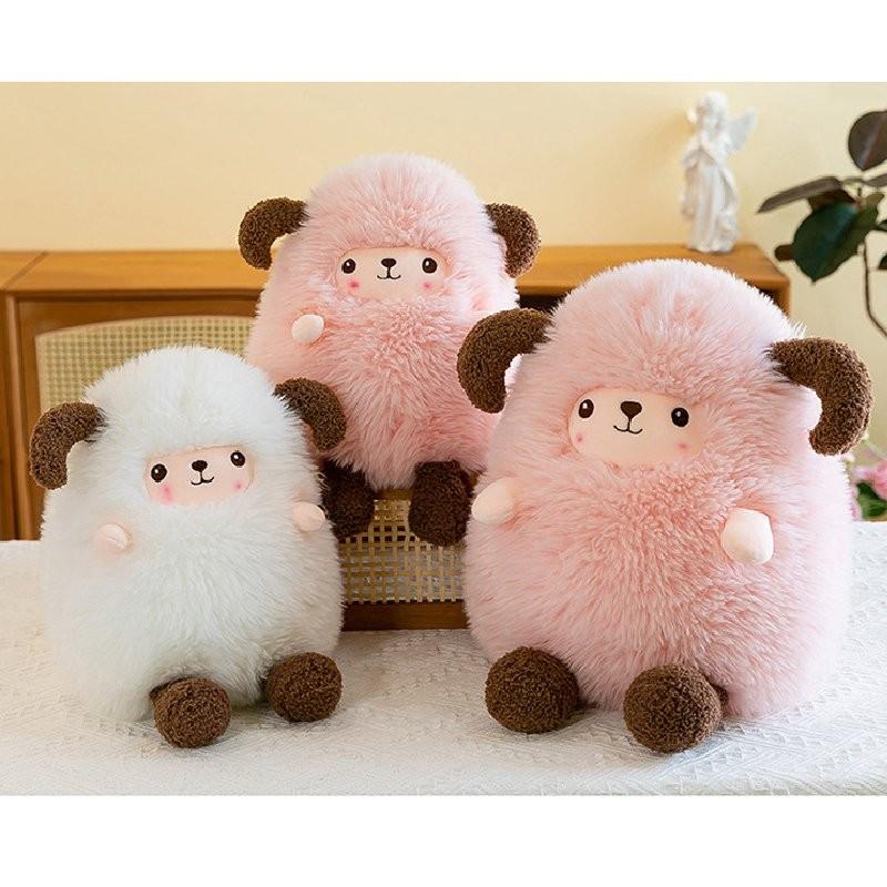 Cartoon Sheep Plush Toy Dolls Room Decoration Ornaments Children Gift Christmas