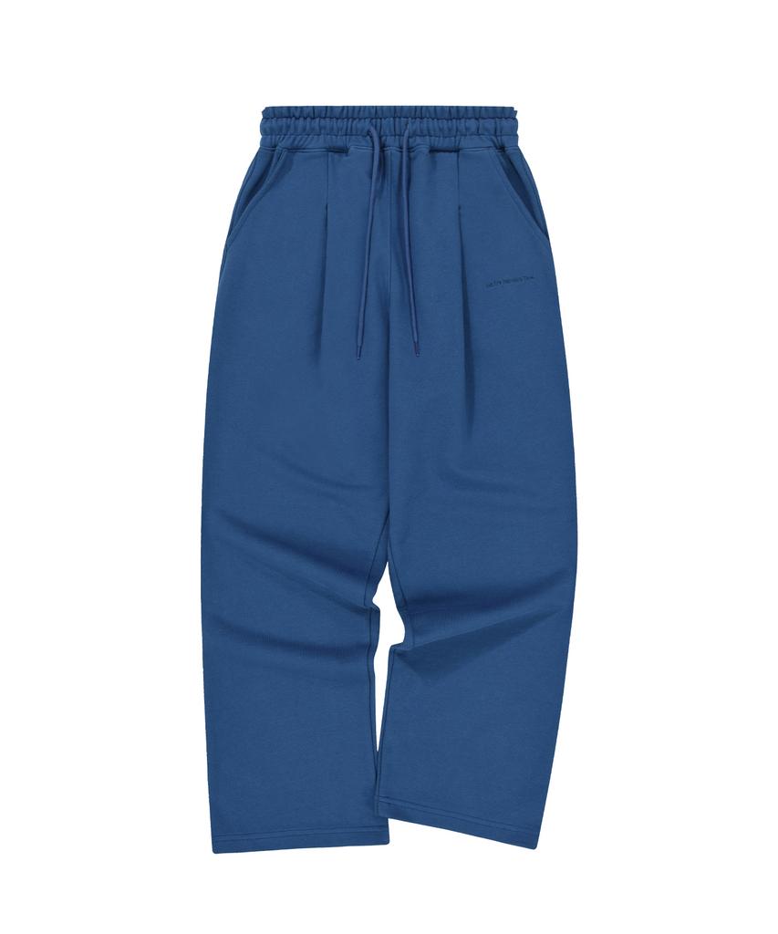S'EST Relaxed Pintuck Wide Pants Deep Blue