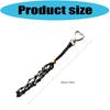 Handwoven Waxed Cord Keychain Net Pocket Bag Charm For Bags Backpacks And Accessories Fashionable Keyring