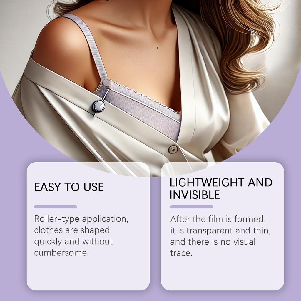 Jaysuing Anti-Exposure Roll-On Adhesive Non-Slip & Leak-Proof Gentle Formula Prevents Exposure Suitable for Whole Body 30ml