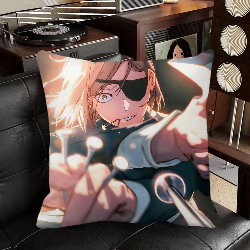 Kugisaki Nobara Anime Pillow Case Square Pillow Bedroom Sofa Leisure Comfort Cushion Car Home Decoration