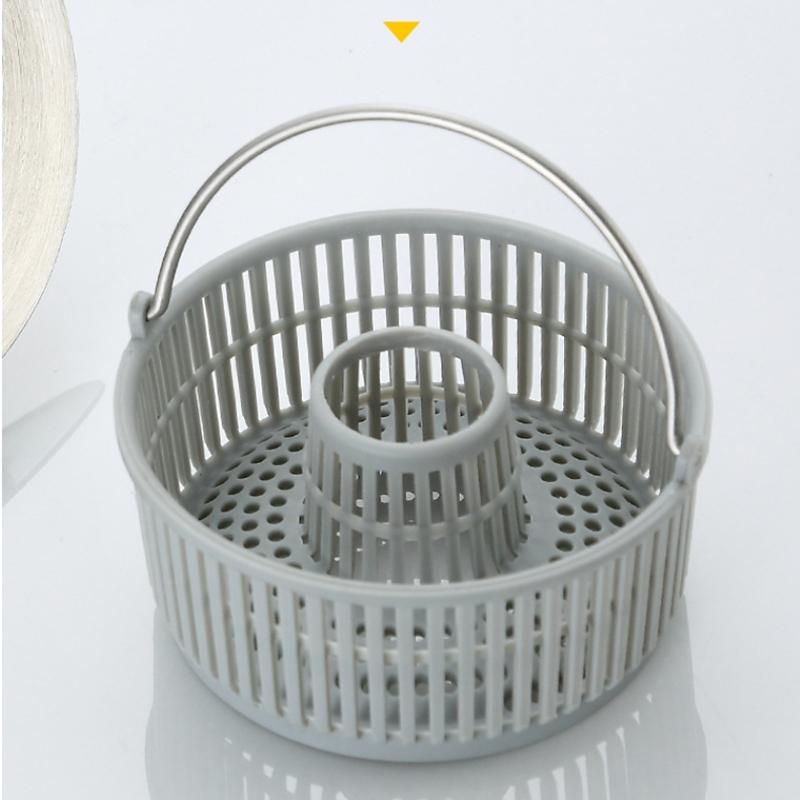 Press Design ABS Kitchen Sink Filter 304 Stainless Steel Basket Strainer Food Slag Drainer Sink Water Stopper New Gadgets