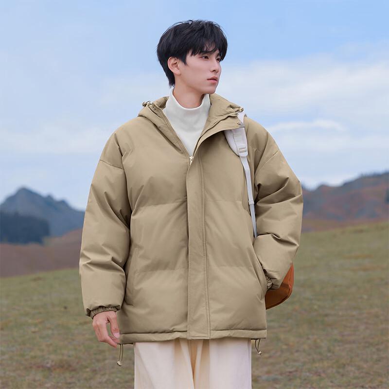 MEDE Men's Winter Hooded Padded Jacket
