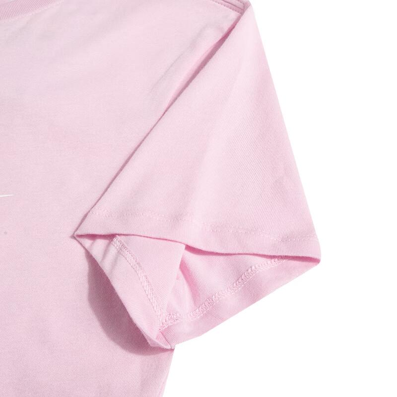 New Nike Set In Sleeve T Shirt Women's Pink DX7907-691