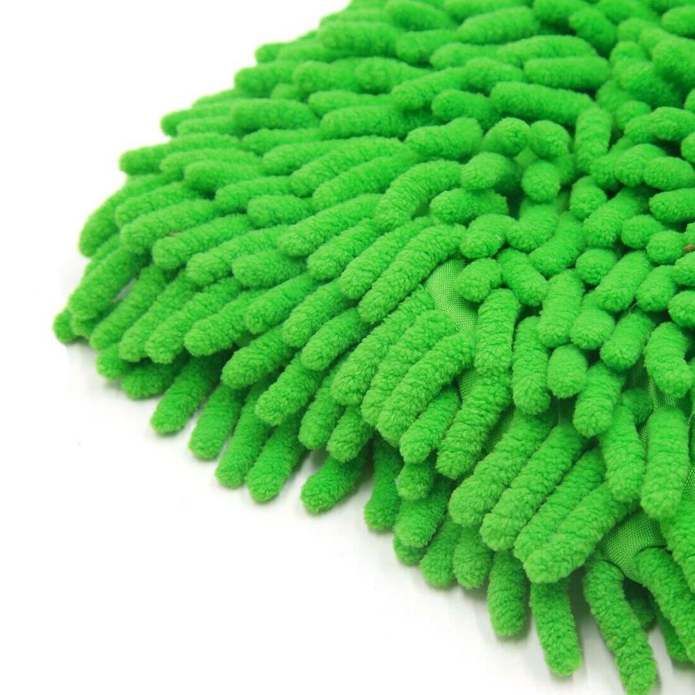 6Pcs Microfibre Car Wash Mitt Thick Noodle Soft Microfibre Glove Cleaning, Random Colors