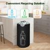 Folding Recycling Bin Extra Large  Capacity Storage Basket For Kitchen Waste Bottle Collector Bag With Handle Collapsible Design