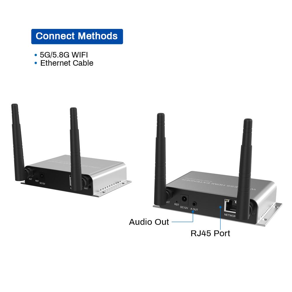 Extender 150M 200M 4K 1080P Wireless Hdmi Extender Video Transmitter Receiver 1X4 1X1 1X2 1X3 Hdmi Wireless Extender
