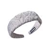 2025 Retro Fashion Solid Color Woolen Headband: Autumn/Winter Versatile Wide Hair Accessory for Women