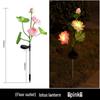 Waterproof LED Solar Lotus Garden Lamp - Outdoor Decorative Landscape Light with Ground Stake