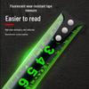 Automatic Locking Fluorescent Steel Tape Measure - Black Technology, 5m/10m, Thickened, Drop-Proof, Wear-Resistant