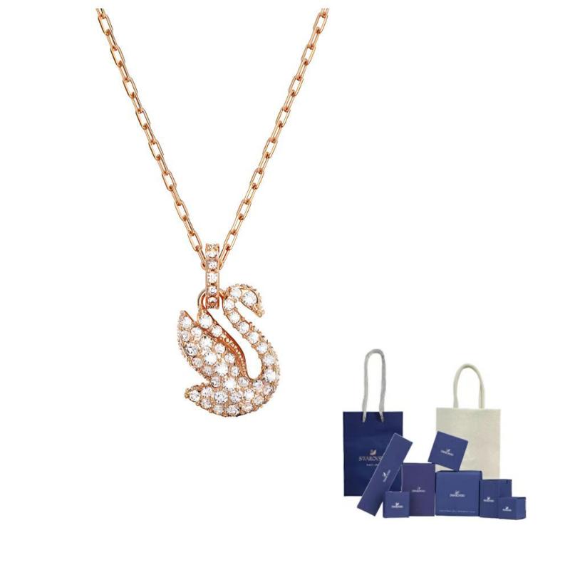 Swarovski Swan Necklaces Womens S-Original Brand