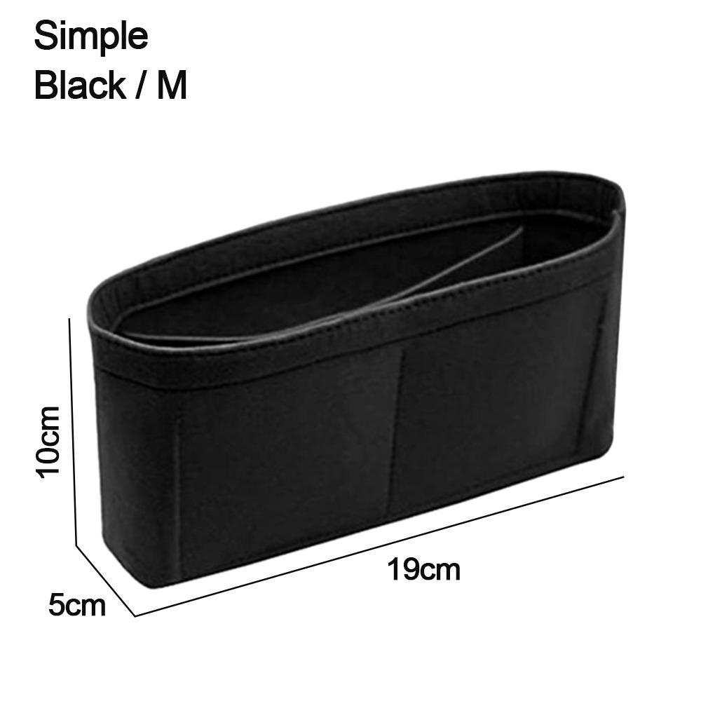 Portable Felt Handbag Insert Bag Black Khaki Storage Organization Internal Bag Purse Liner For Marmont