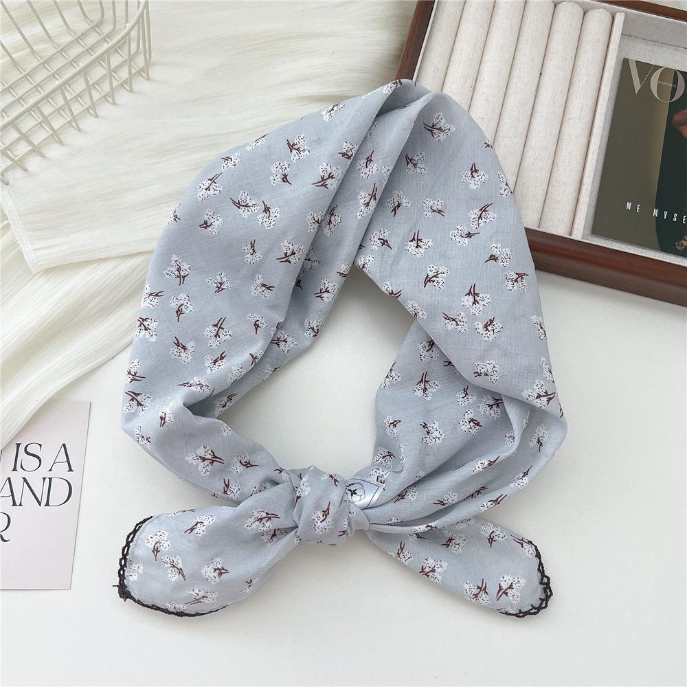 68*68cm Square Scarf Headband Accessories Handkerchief Neckerchief Hairscarf Hairscarf Bandanas
