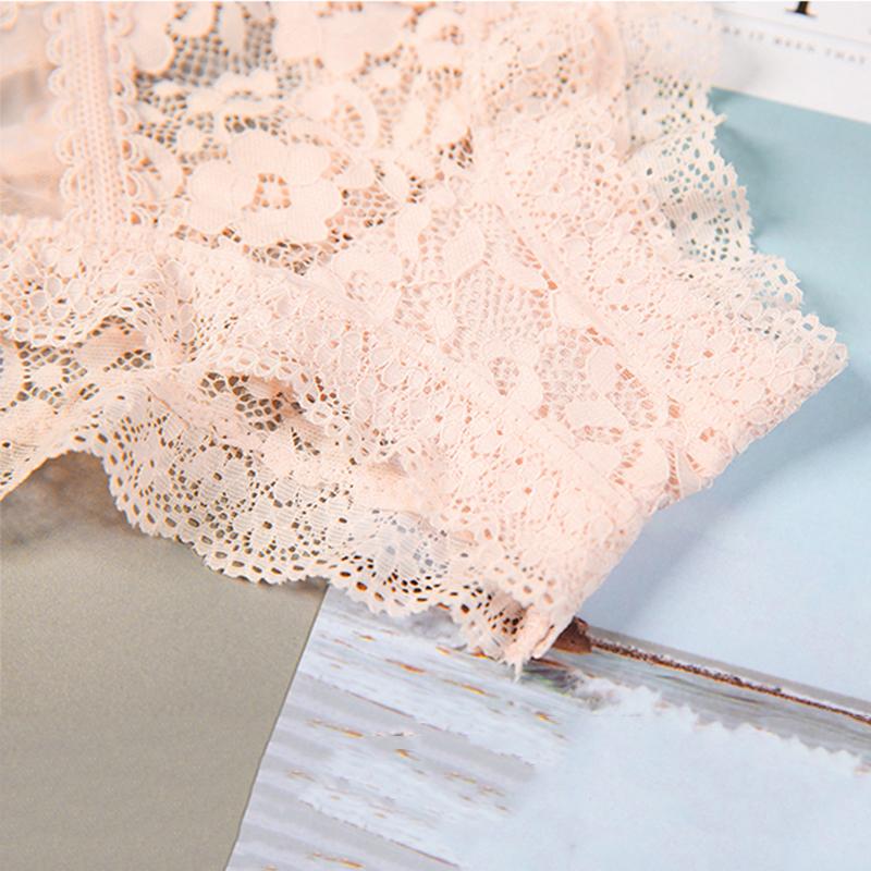 TERMEZY Sexy Panties Transparent Underwear Women Briefs Hollow Out High Quality Lace Underpants Lingerie G String Intimates