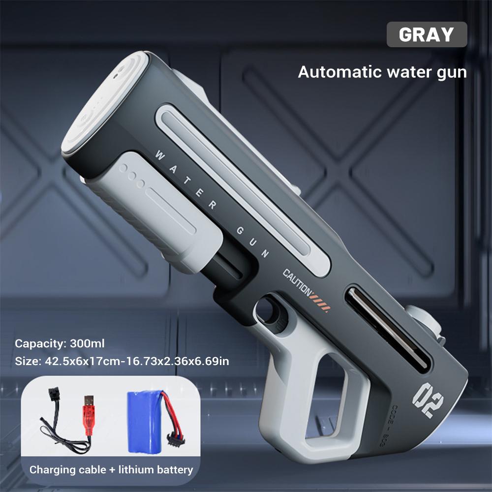 Elektrische Wasserpistolen für Erwachsene, leistungsstarke Spritzpistole, automatische Wasserabsaugung, Wasserblaster, Sommer-Outdoor-Strandspielzeug für Jungen und Kinder, Geschenk