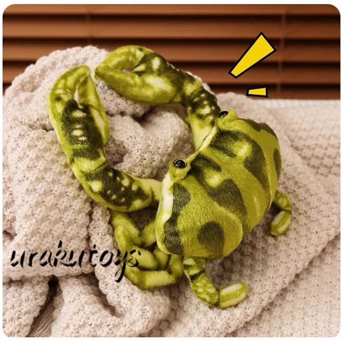 Realistic Crab Plush Toy Ocean Animal Stuffed Animal Hugging Pillow Crab Cushion Pillow Room Decor Birthday Gift (Red, 60cm)
