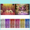 Sparkling Glitter Foil Tinsel Rain Curtains For Stunning Party Backdrops