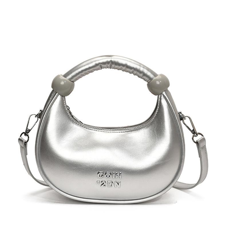 Pu Letter Decor Chic Small Duffle Shape Shoulder Bag Casual Daywear Bags Travel