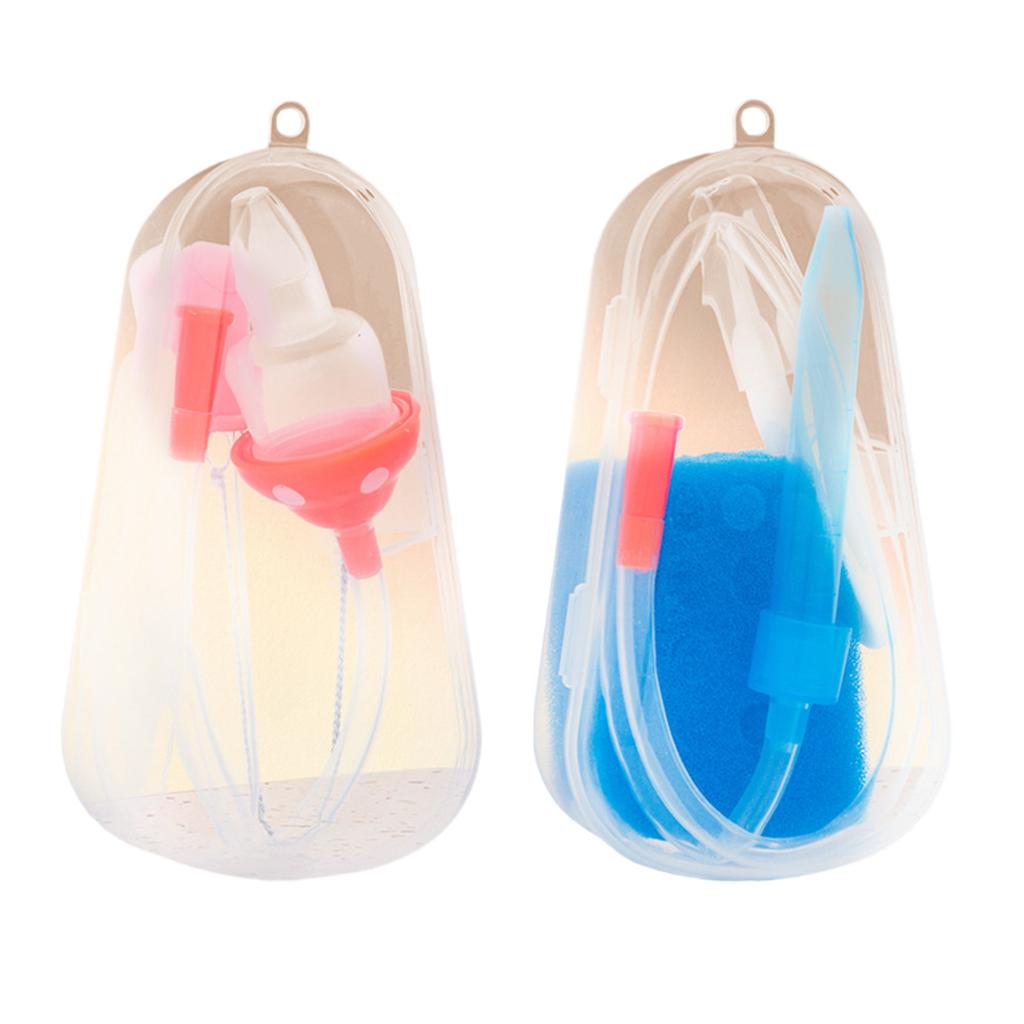 Easy To Use Infant Nose Cleaner Set Baby Nose Clearing Device Portable Baby Nasal Aspirator Set for Delicate Noses