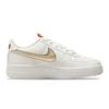 New Nike Air Force 1 LV8 Double Swoosh Silver Gold GS DH9595-001