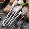 Stainless Steel Serving Tongs Non-Slip Ergonomic Food Tongs for BBQ Buffet Kitchen Rust-Resistant Dishwasher Safe Versatile Clips for Steak Bread Ice