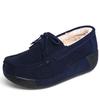 Eleganti Scarpe Casual da Donna in Macramè con Zeppa alla Moda Scarpe con Plateau Vera Pelle Scarpe da Mamma Mocassini da Passeggio