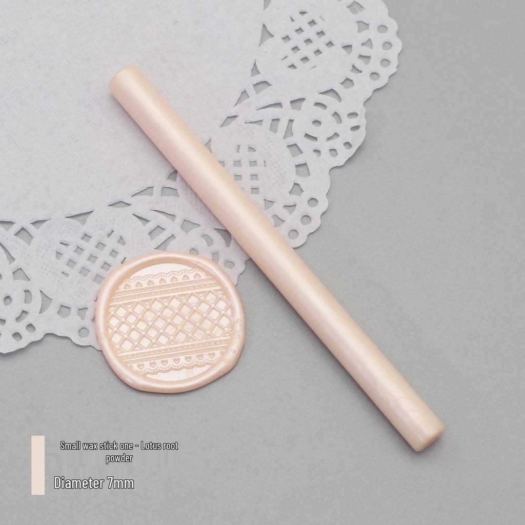 Bețișoare de Ceară de Sigiliu Mat Perlat, 125 Culori, 10x0.7cm, Compatibile cu Pistoale de Ceară, Culori Mixabile