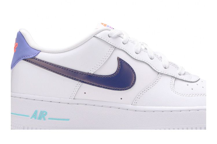 Nike Air Force 1 Low LV8 White Dark Purple (GS)