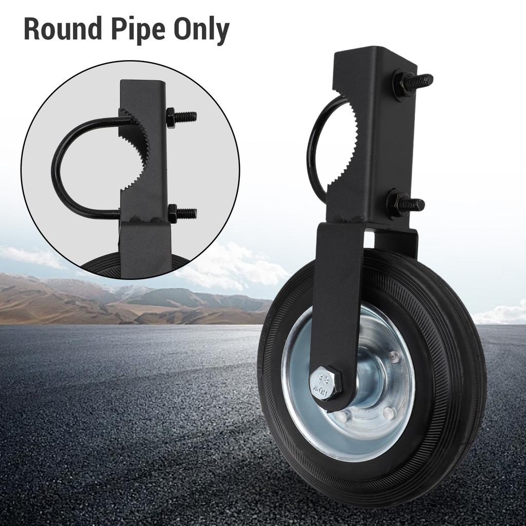 Gate Caster Heavy Duty Farm Gate Wheel Easy Installation 500lb Capacity Fence Wheel For Outdoor