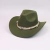 New European and American Western Cowboy Hat Accessory Hat Belt DIY Men's and Women's Hats Tibetan Riding Hat Jazz Hat