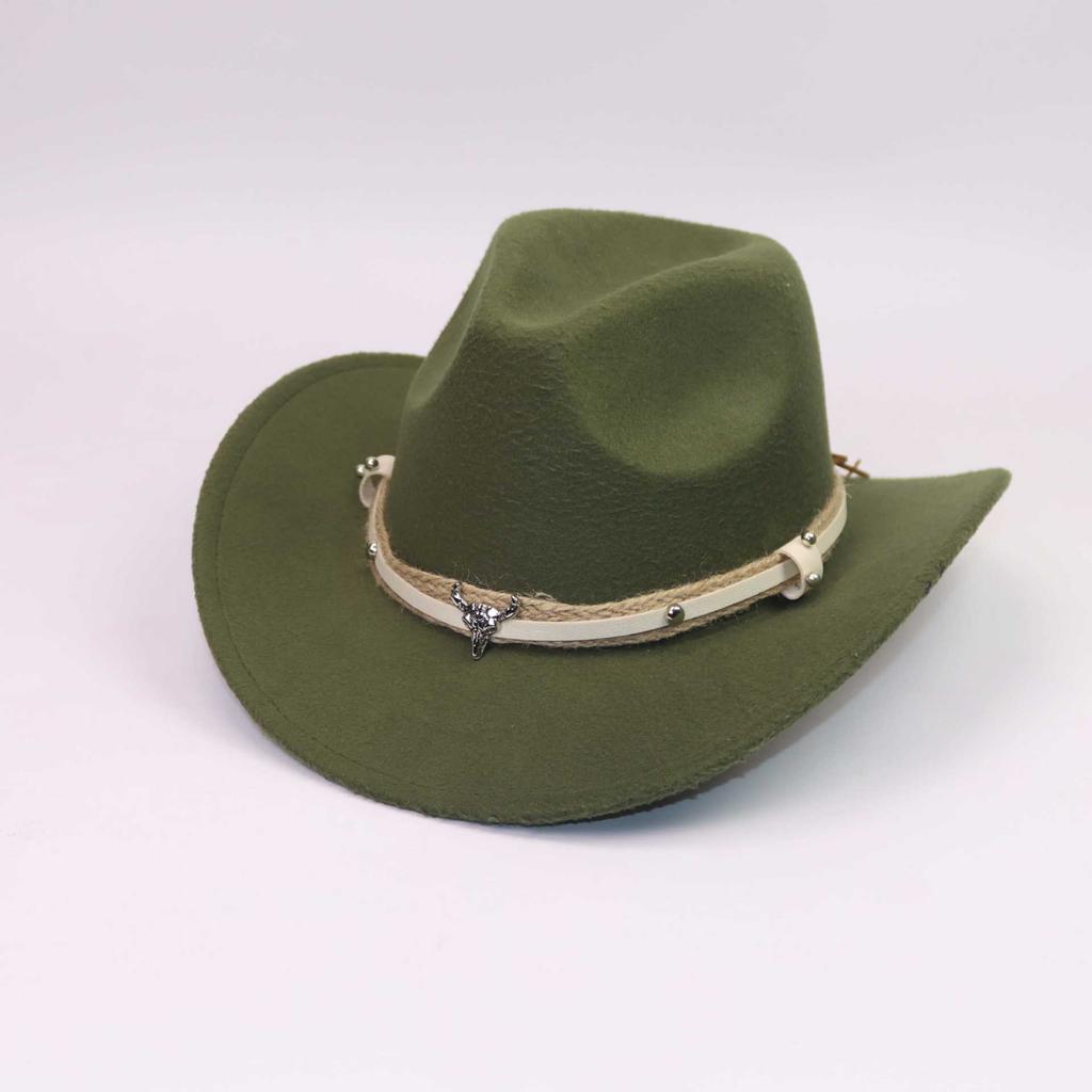 New European and American Western Cowboy Hat Accessory Hat Belt DIY Men's and Women's Hats Tibetan Riding Hat Jazz Hat