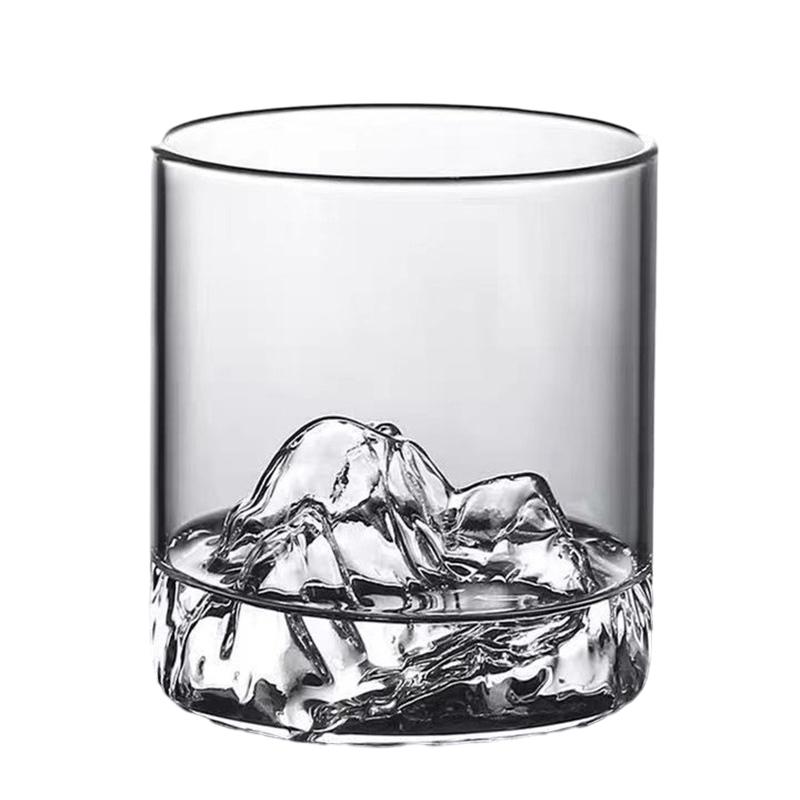 200/300ml Japanese Mountain Whiskey Glass 200/300ML Transparent Multipurpose Glass Bar Party Drinkware WWO66